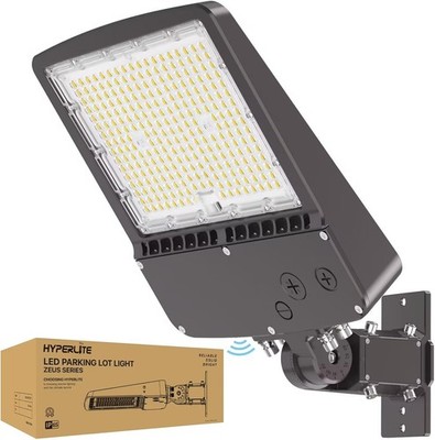HYPERLITE Parking Lot Light 200W 30000LM 5000K Photocell
