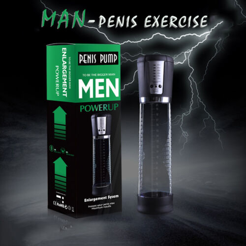 Vacuum Electric Penis Pump Digital rechargeable Male Men Penis Enlarger Growth - Picture 16 of 21
