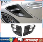 Carbon Fiber Rear Side Fender Air Vent Fin Trim Cover For Porsche 997 911 04-08
