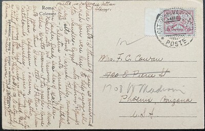 1930 Vatican City #7 single use on Post Card to US *d | eBay