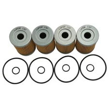 4PCS Oil Filters for Suzuki DRZ125 DR200 RV125 LTF160 LTF250 LTF300 AN250 AN400