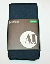 A&I Women's 80 Denier Luxe Opaque Tight   Navy   Size M/L