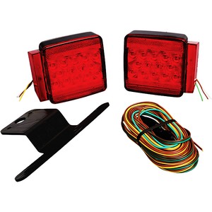Wesbar Trailer Light Kit with 25 ft. Wiring Harness 287512 ... wesbar wiring harness 