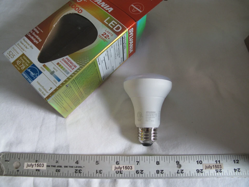 40 NEW Sylvania LED Flood Light Bulb R20 6.5w (50w repl) Premium Dimmable 3000K - Image 4 of 4