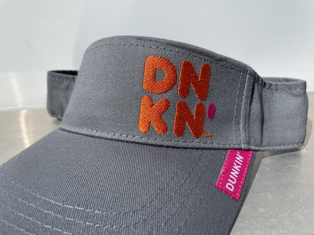 OFFICIAL Dunkin Donuts NEW Embroidered Visor Hat Cap 