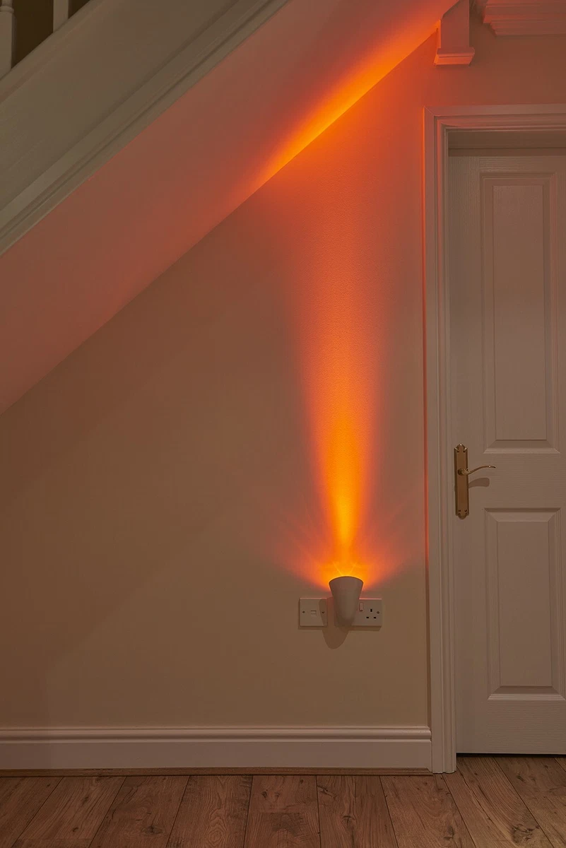 Auraglow Plugin GU10 Foco Iluminador Luz de Lavado de Pared Reino Unido Enchufe Enchufe Enchufe Lámpara