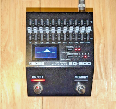 Boss EQ-200 10-Band Graphic Equalizer Pedal | eBay