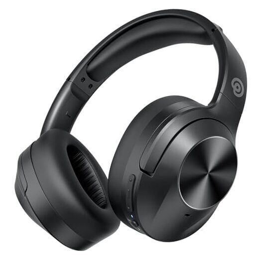 Wireless Over-Ear Bluetooth Headphones with Hybrid Active Noise Cancelling in Black-image