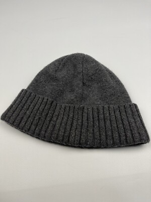 Patagonia Brodeo Beanie Gray  Logo Wool Blend Outdoors Patagonia Brodeo Wool Beanie Hat Gray Color One Size Unisex  main image 3