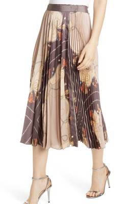 Seventy Venezia Envolvente Falda Plisada $416 (USM/Italia 44) Nordstrom |  eBay