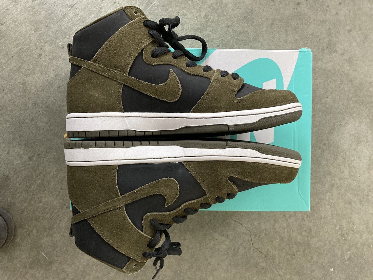 Nike Dunk High オリーブ/ホワイト NIKE W ナイキ DUNK HI ダンク 1985 グリーン×オフホワイト