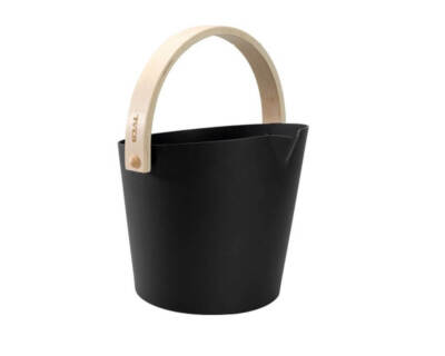 Saunakübel Aufgusskübel Tylö Brilliant Black Saunaeimer Sauna Eimer schwarz