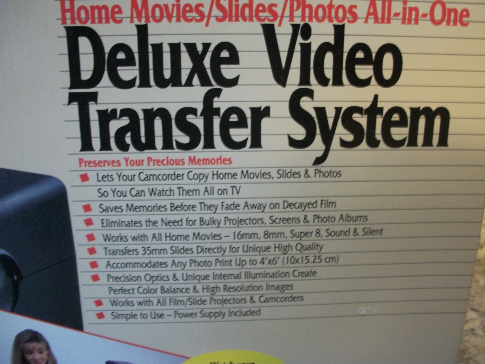 Ambico Deluxe Video Transfer System Excellent Model V0650 eBay