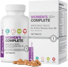 Bronson ONE Daily Women’s 50+ Complete Multivitamin Multimineral, Tablets