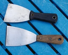 Set of 2 USA Made Tools Red Devil Putty Knife and Warner Scraper