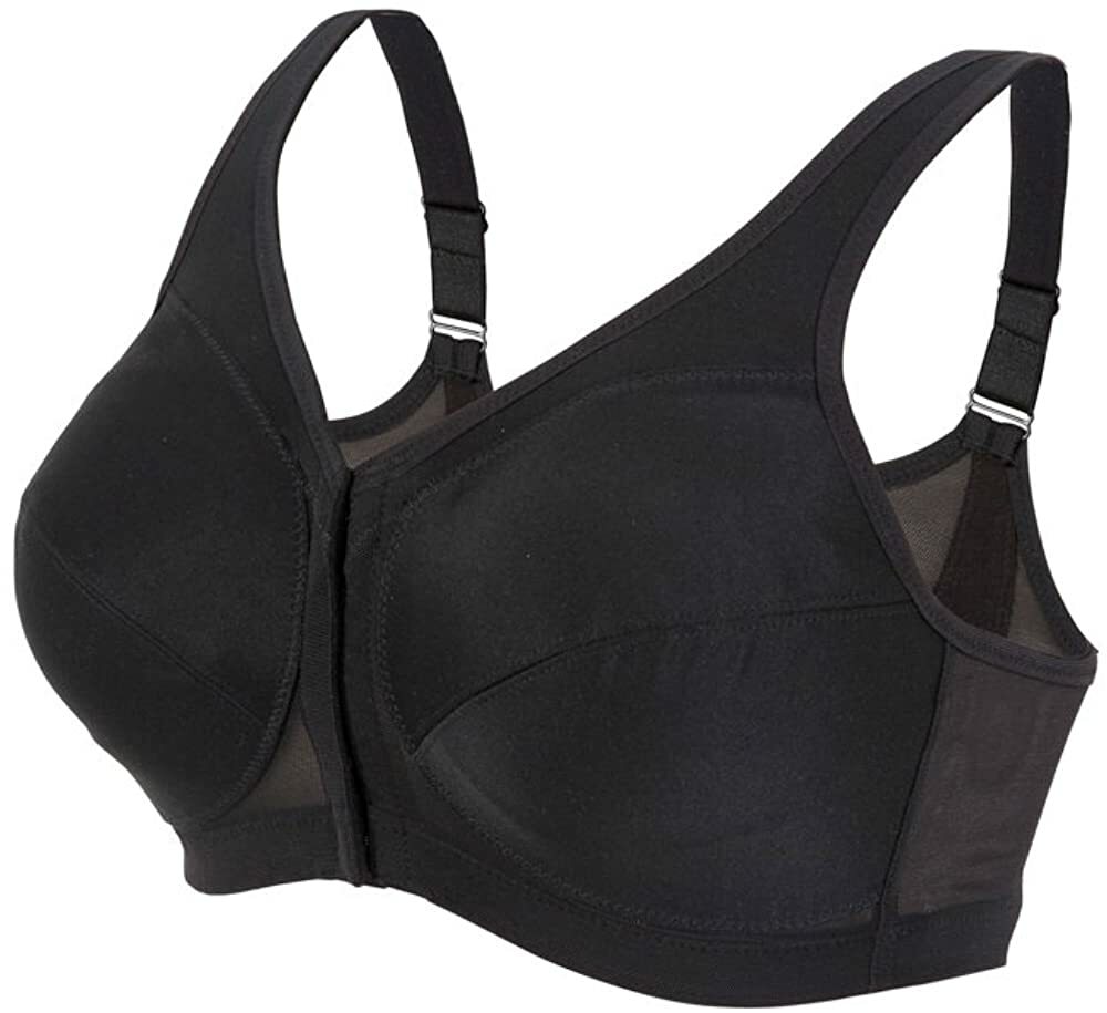 GLAMORISE Black Magic Lift with Posture Back Support Bra, US 58DD, UK
