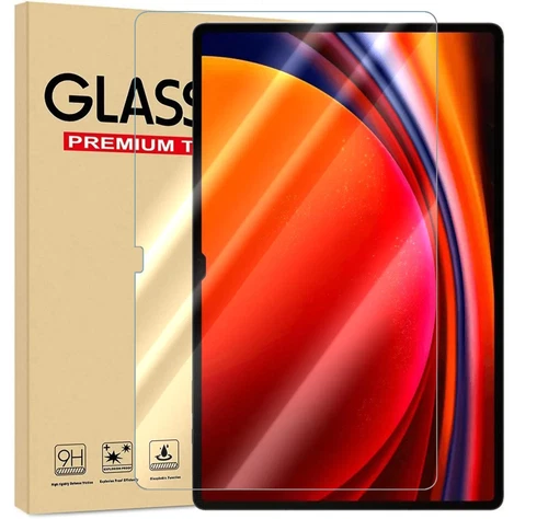 Panzer Folie Samsung Galaxy Tab S9 Ultra Echt Glas Displayschutz Folie Glasfolie