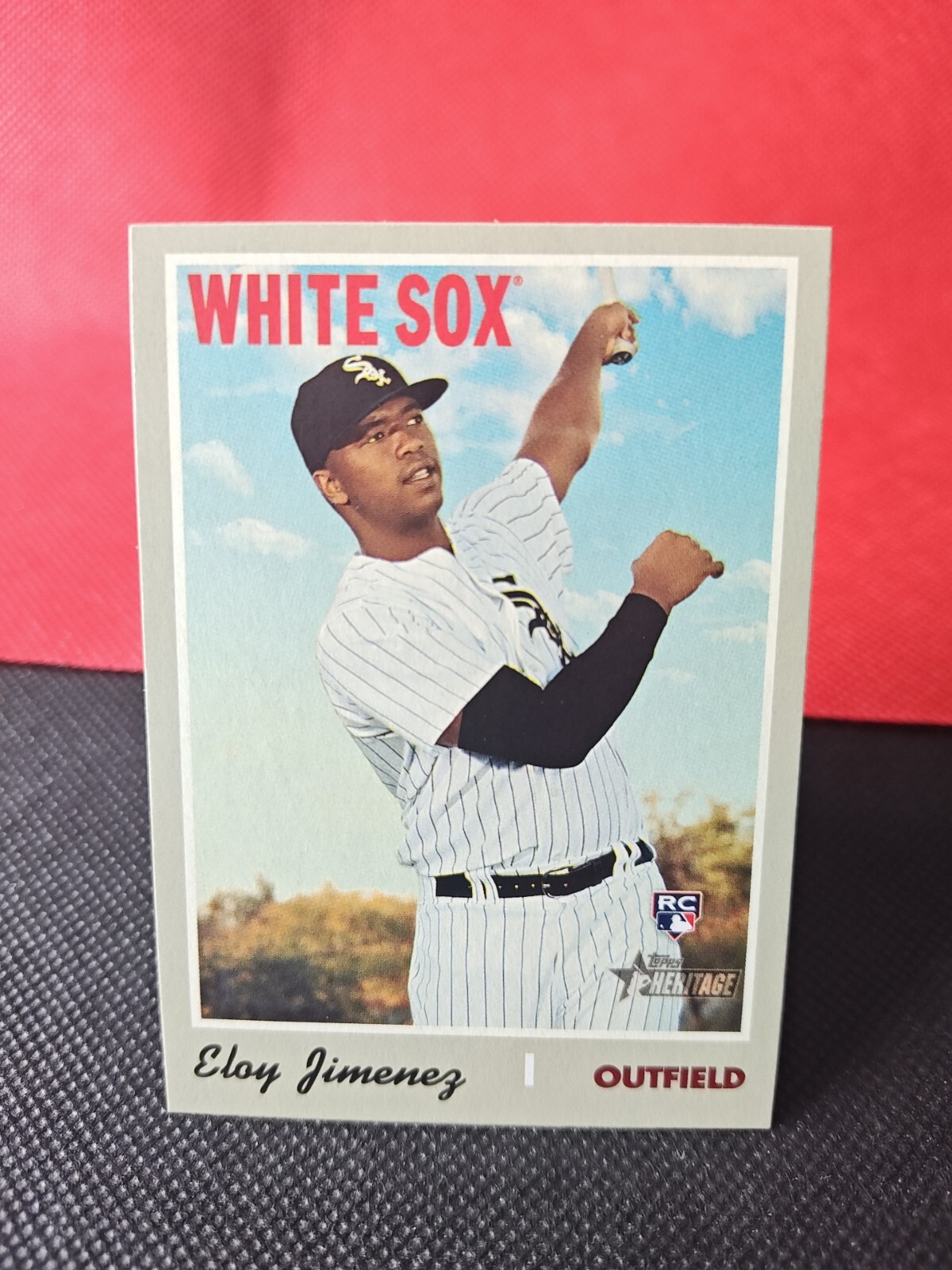 2019 Topps Heritage #516 Eloy Jimenez RC Chicago White Sox