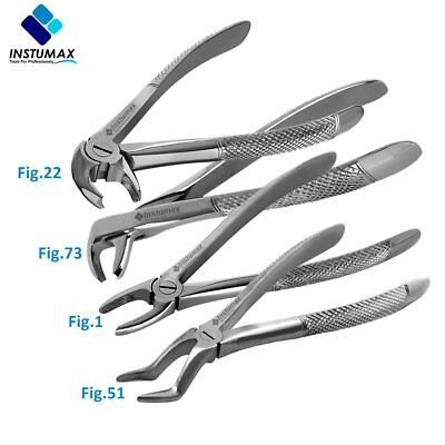 Veterinary Basic Extraction Tooth Forceps for Dental Upper Lower Roots Molars CE
