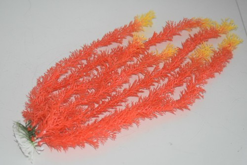 Aquarium Plant x 2 Approx 45 cms High & Tall Orange & Yellow Tips Great Value - Picture 4 of 4