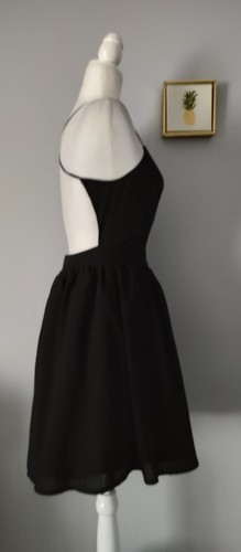 Tobi Mini Dress Girl Black With Doble Tulle Style Promo Party Cocktail Size S/P - Picture 4 of 7