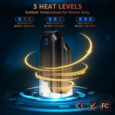 USB Rechargeable Power Bank 3 Heating Levels Electric Hand Warmer Outdoors