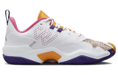 Jordan One Take 4 Basketball Shoes Mens 11.5 White Purple Orange Good DO7193-100 Jordan One Take 4 Basketball Shoes Mens 11.5 White Purple  main image 3