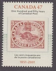 Canada 2001 #1900 Canada Post 150 Years - MNH