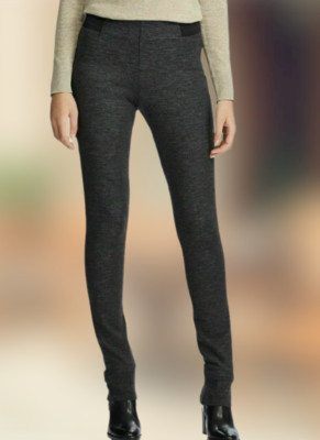 Chaps Women's Icon Heather Gray Super Stretch Legging Size XL Retail $59