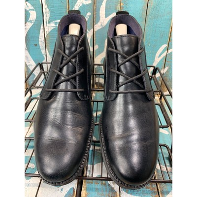 Cole Haan Original Grand Chukka Boot Black Leather Desert C28212 Men\'s 10 Wide Cole Haan Grand+ Men main image 4