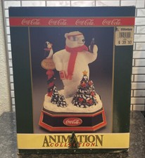 Coca Cola 1994 Animation Collection North Pole Polar Bear NIB