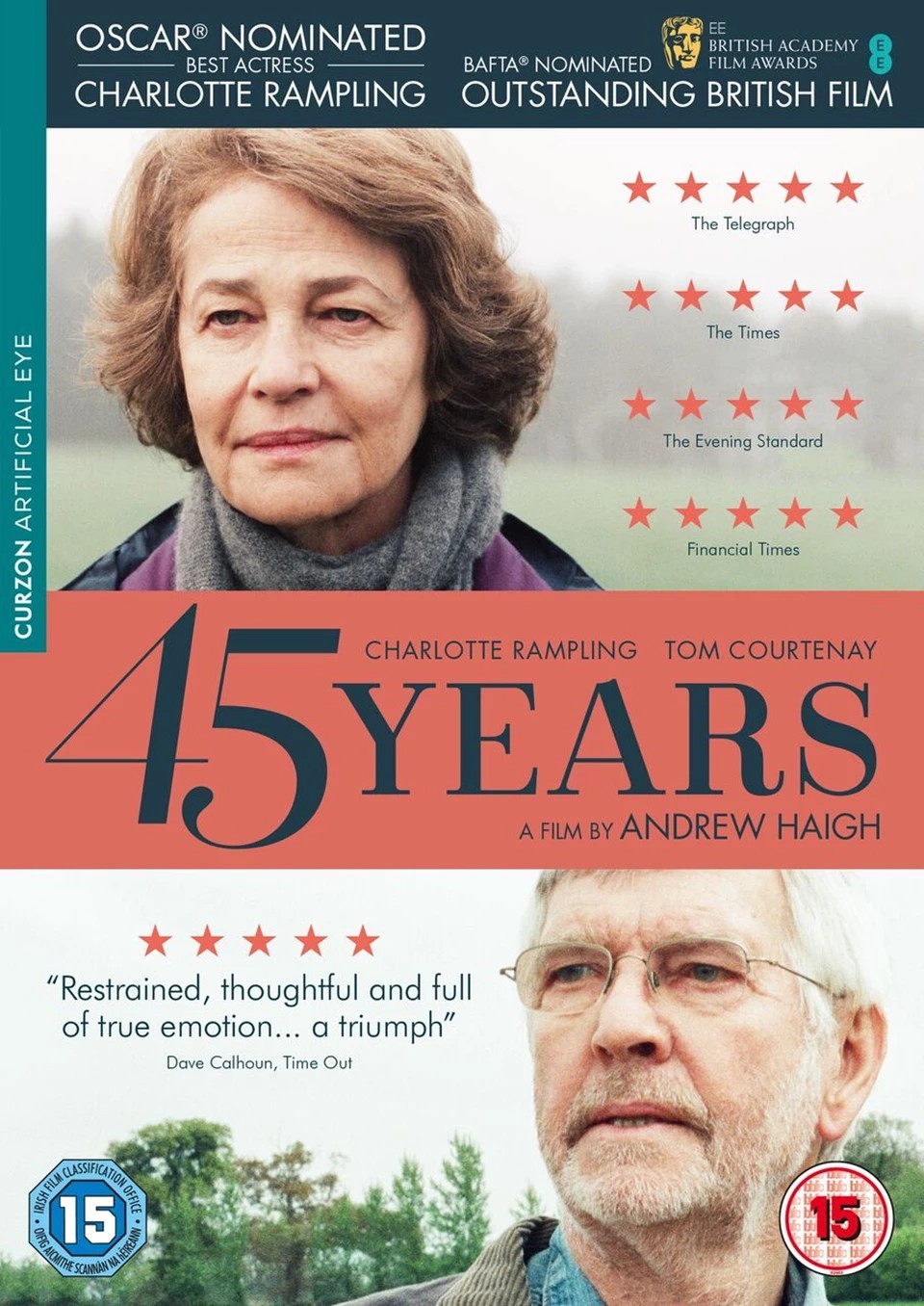 45 YEARS DVD NEW SEALED CHARLOTTE RAMPLING TOM COURTENAY #PB