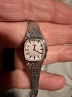 Seiko Women's Vintage Quartz 1400-6579 Silver Tone Watch new battery and runs