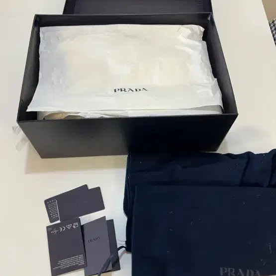 Prada Men's Leather Wingtip Dress Shoes, Size 6.5, New thumbnail 2