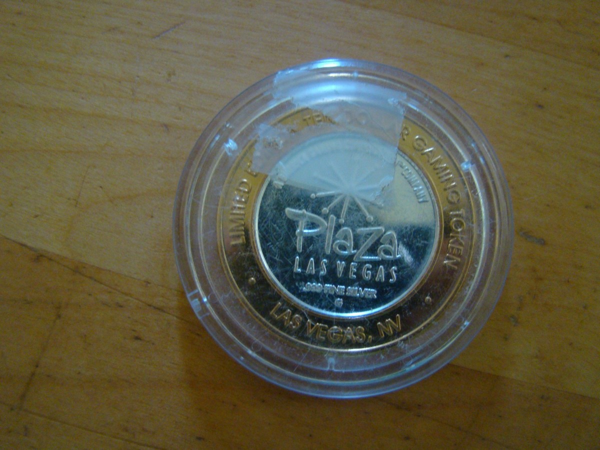 新品未開封 レアデック USPC Panama Casino PLAZA CASINO LAS VEGAS LIMITED EDITION $10 GAMING TOKEN .999