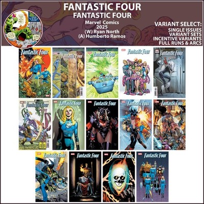 Fantastic Four (2025) #1-5 6 7 8 9 10 11 12 13 14 Marvel Comics COVER SELECT