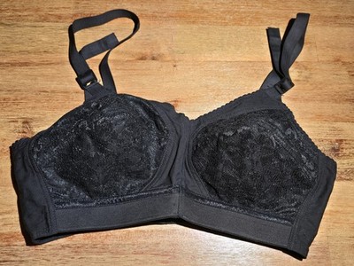 RARITÄT: PLAYTEX Comfort BH ohne Bügel 1119, Gr. 70 C, Schwarz, NEU * VINTAGE