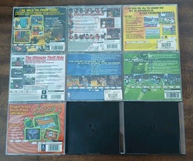 SEGA DREAMCAST LOT OF 9 GAMES DISCS SCRATCHED INCOMPLETE 3 CONTROLLERS UNTESTED