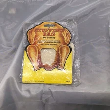 Heuck’s Turkey Stuffing Bag 100% Cotton Mesh Allows Juice to Flavor Dressing NEW