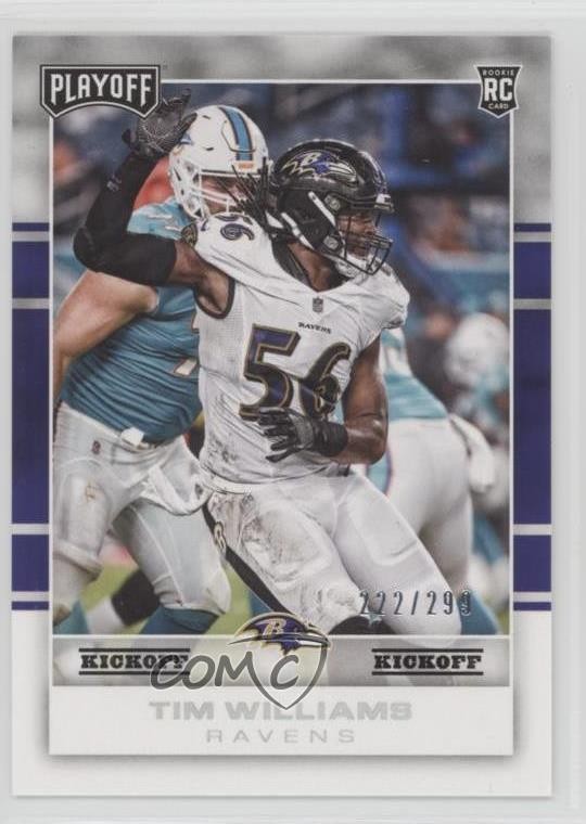 2017 Panini Playoff Rookies Kickoff 222/299 Tim Williams #277 Rookie RC d4e