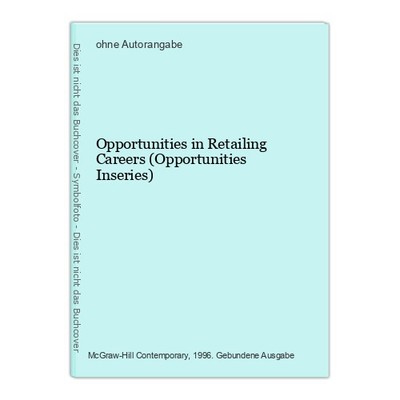 Opportunities in Retailing Careers (Opportunities Inseries)