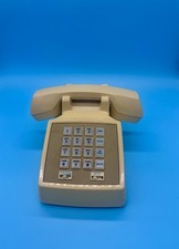  READ Vintage AT T Traditional 1000 Push Button Landline Desk Phone UNTESTED