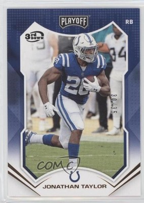 2021 Panini Playoff 3rd Down 30/35 Jonathan Taylor #61 o7m