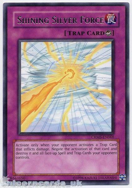 CRMS-EN066 Shining Silver Force Rare UNL Edition Mint YuGiOh Card