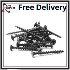 1000PCS IN BOX/Drywall Plasterboard Screws  Black 38–50mm