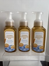 3 Bath And  Body Works CHURRO CINNAMON BUN Gentle Foaming Hand Soap