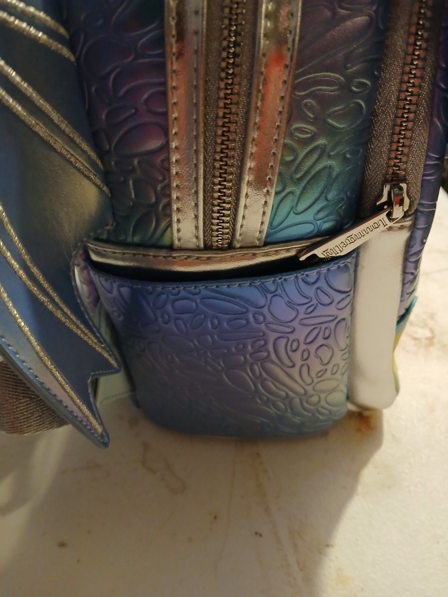 NWT Loungefly Blue Dragon Mini Backpack (Books-A-Million Exclusive) Loungefly Blue Dragon Mini Backpack (Books-A-Million  main image 3