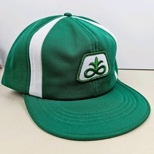 Vintage USA MADE Pioneer Farm Seed AG Trucker Hat Snapback Cap NOS NWOT