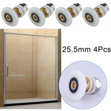 Set 4 Rulli Porta Doccia Scorrevoli Senza Sforzo per un'esperienza tranquilla