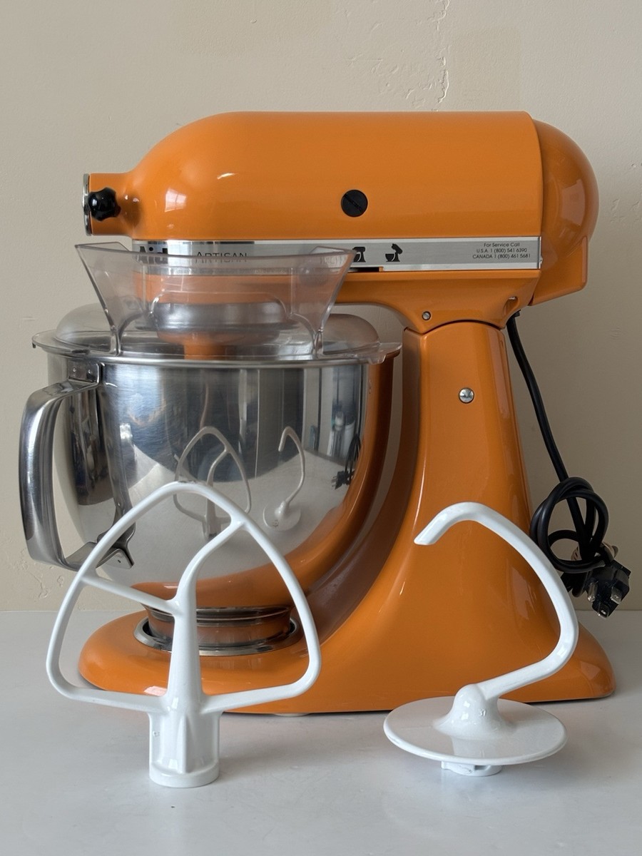 KitchenAid スタンドミキサー オレンジ 5KSM150 KitchenAid KSM150PSTG 5 Qt. Artisan Series Stand Mixer